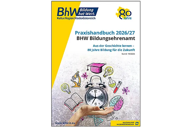 Deckblatt des BhW Praxishandbuch für Ehrenamtliche