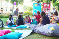 Lesepicknick im Park